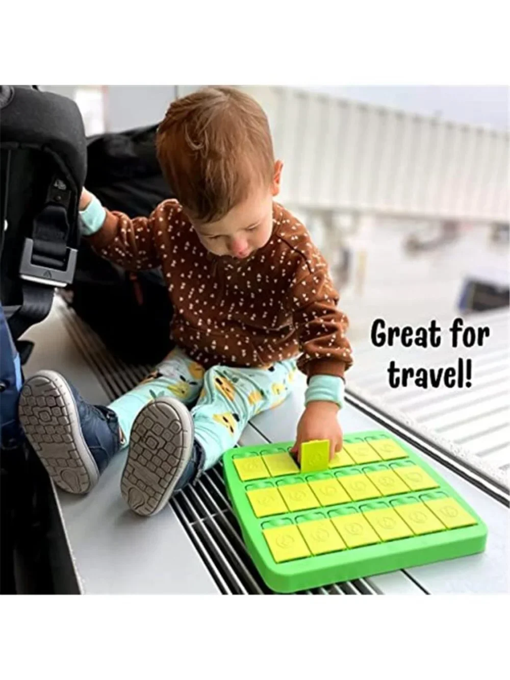Memory Snack Tray, Fun Interactive Snack Game for Kids,Travel Friendly Food Tray